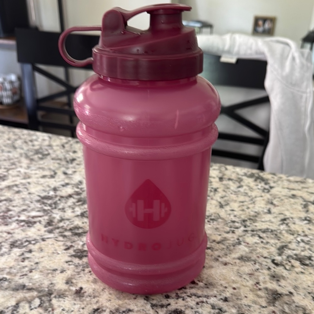 HydroJug Pink Water Bottle with Dark Pink Lid